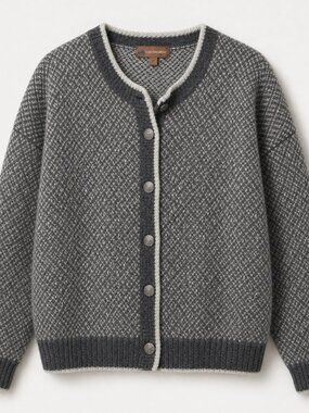 Colorado Clothing Co Vintage Shetland Wool Cardigan Sweater Women's L Nordic